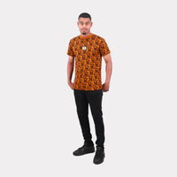 MDB Couture Men's Woven Monogram T-Shirt