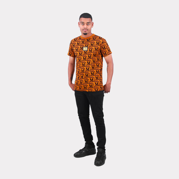 MDB Couture Men's Woven Monogram T-Shirt