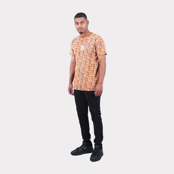 MDB Couture Men's Woven Monogram T-Shirt