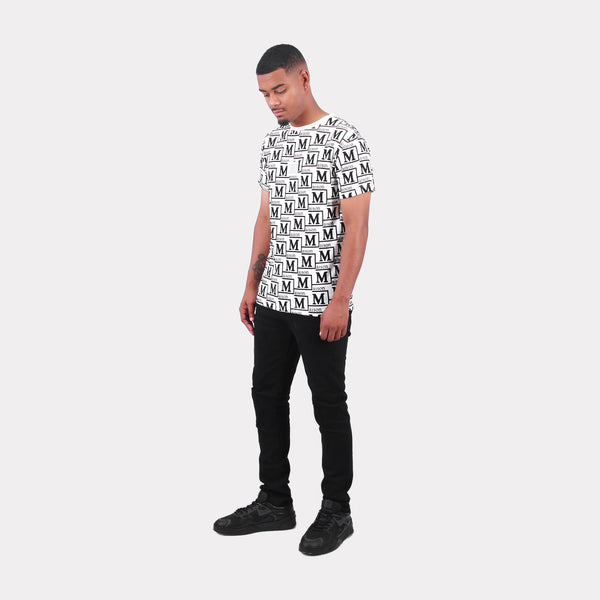 MDB Couture Men's Woven Monogram T-Shirt