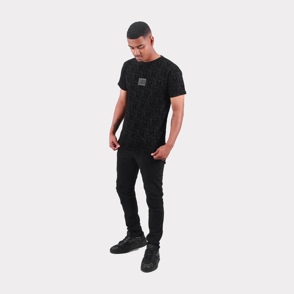 MDB Couture Men's Woven Monogram T-Shirt