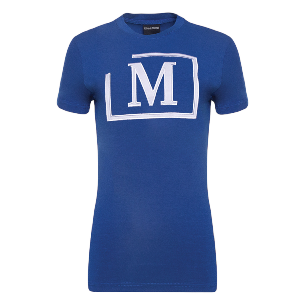 MDB Brand Women's Classic M Embroidered Logo Tee - Blue