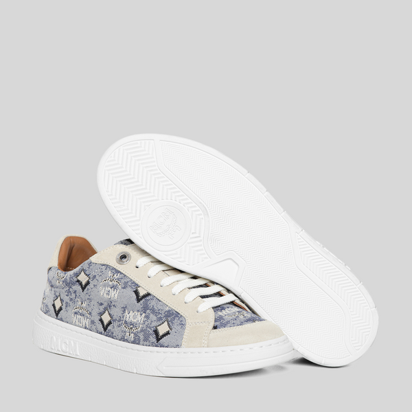 MCM Women's Terrain Lo Sneakers in Vintage Jacquard Monogram