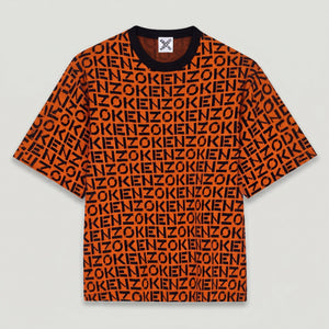 Kenzo Men's Sport Oversize Monogram Short Sleeve Jumper Sweater (Copy)