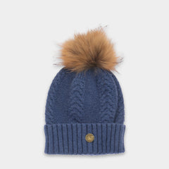 MDB Couture Women's Cable Knit Beanie