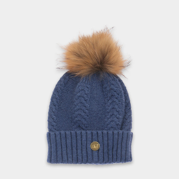 MDB Couture Women's Cable Knit Beanie