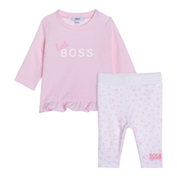 Hugo Boss Kids Toddler's Long Sleeve T-Shirt and Pants Set