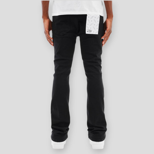 Hidden Treasures Distressed Flared Leg Jeans
