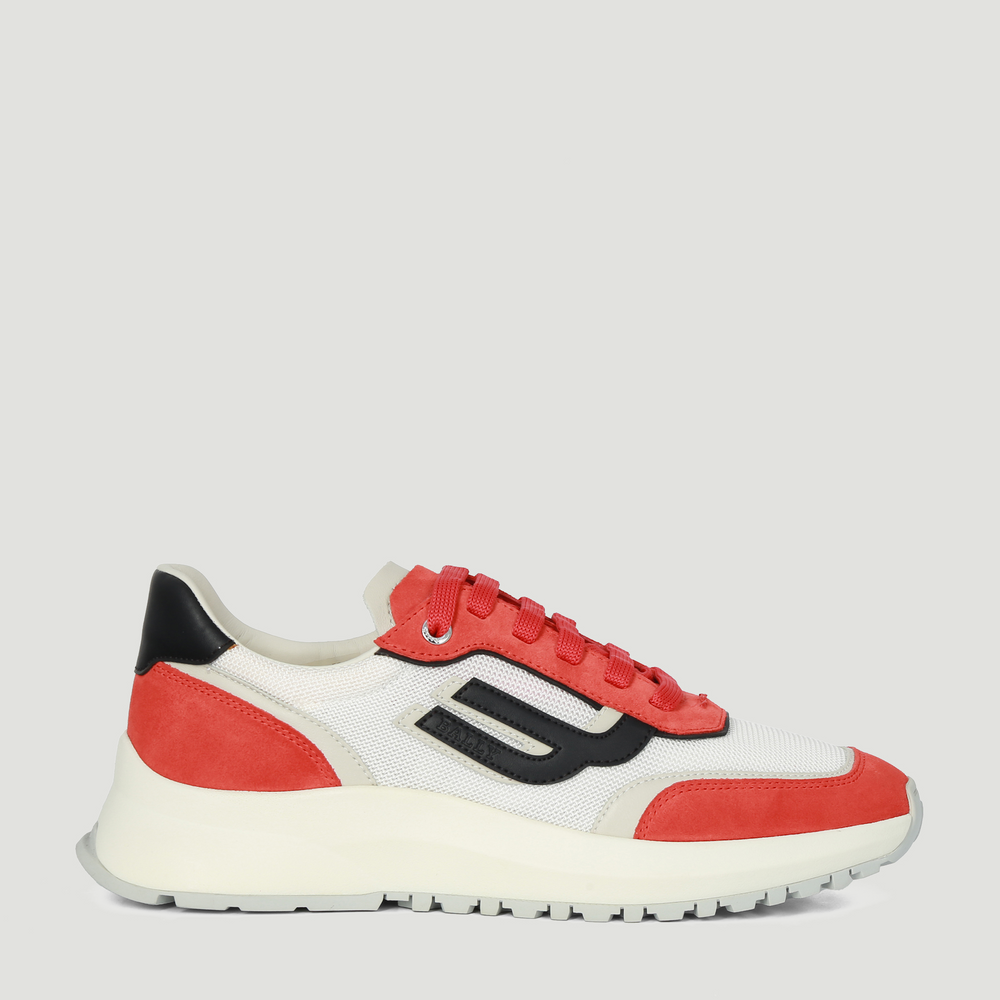 Bally Men's Demmy Leather and Fabric Sneakers