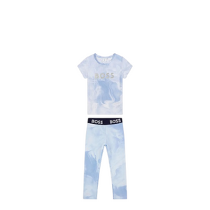 Hugo Boss Kids Girl's Cloud-Effect Leggings