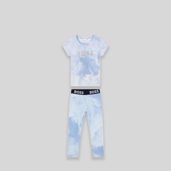 Hugo Boss Kids Girl's Cloud-Effect T-Shirt