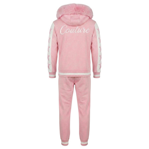 MDB Couture Men's M-Star Fur Hooded Sweatsuit