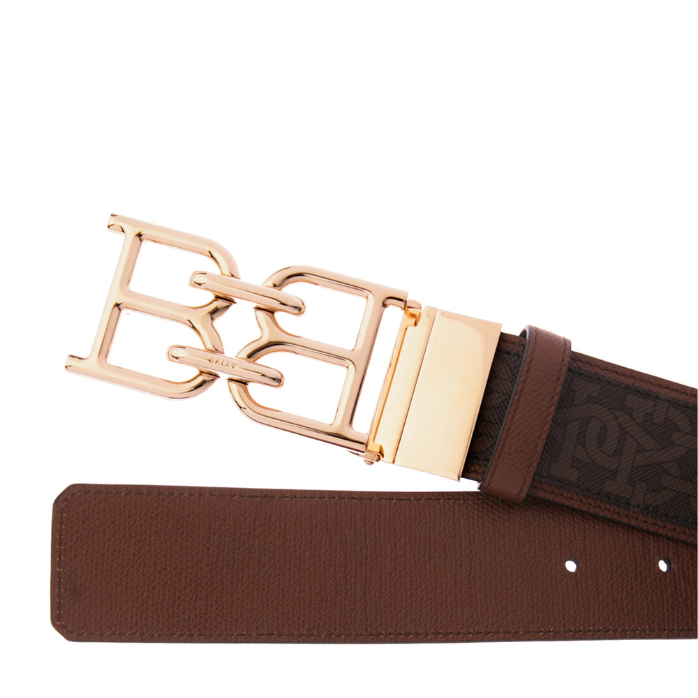Bally Men's B-Chain 40mm STM MonogramBelt