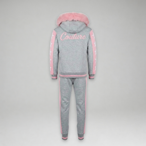 MDB Couture Men's M-Star Fur Hooded Sweatsuit