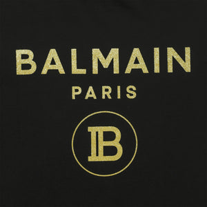 Balmain Kids Glitter Logo T-Shirt