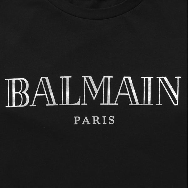 Balmain Kid's Long Sleeve Institutional T-Shirt