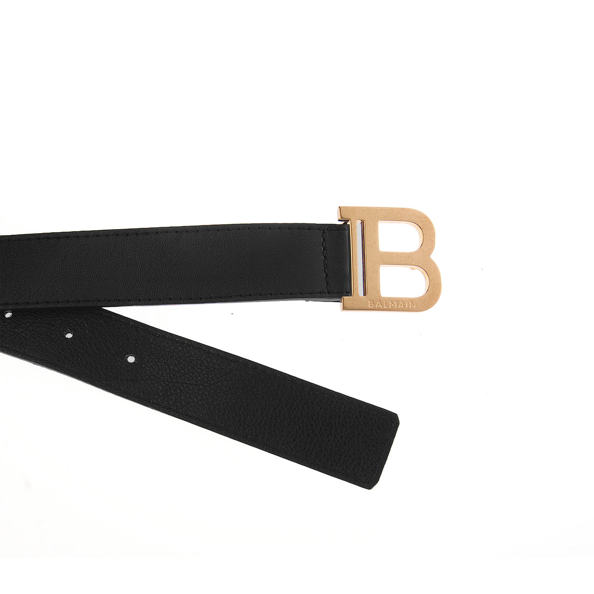Balmain Kids Gold Logo Belt
