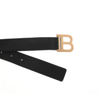 Balmain Kids Gold Logo Belt