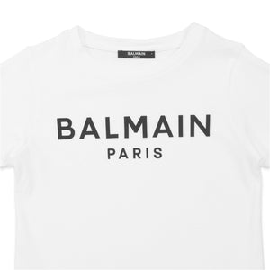 Balmain Kids Classic Text Logo T-Shirt
