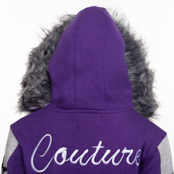 MDB Clearance Kids M-Star Fur Hooded Fleece Sweatsuit