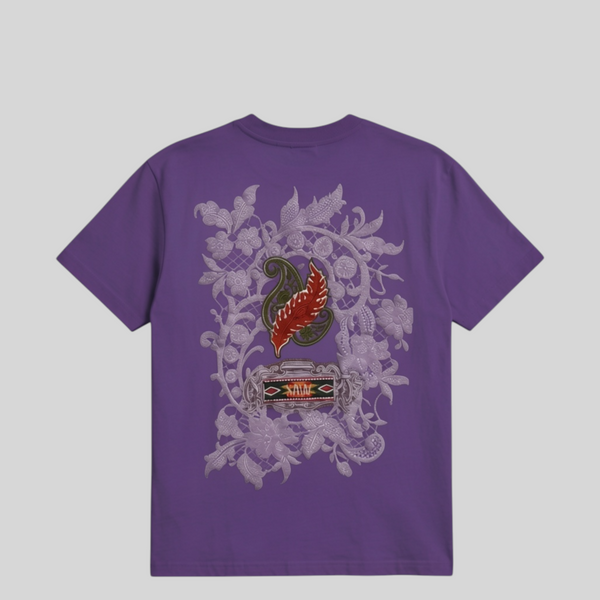 Blanc Kanvas 'Jacobean Paisley' Oversized T-Shirt