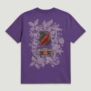 Blanc Kanvas 'Jacobean Paisley' Oversized T-Shirt