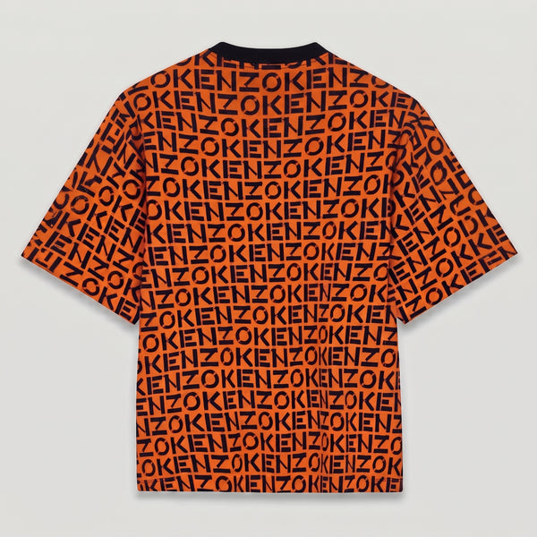 Kenzo Men's Sport Oversize Monogram Short Sleeve Jumper Sweater (Copy)