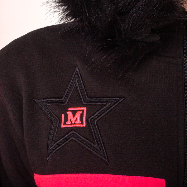 MDB Clearance Women's M-Star Fur Hooded Fleece Sweatsuit