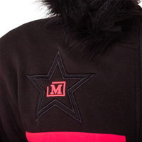 MDB Couture Men's M-Star Fur Hooded Fleece Sweatsuit