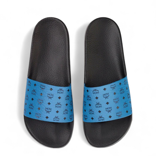 MCM Men's Visetos Rubber Slides