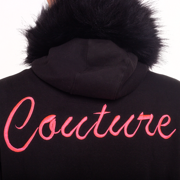 MDB Clearance Women's M-Star Fur Hooded Fleece Sweatsuit