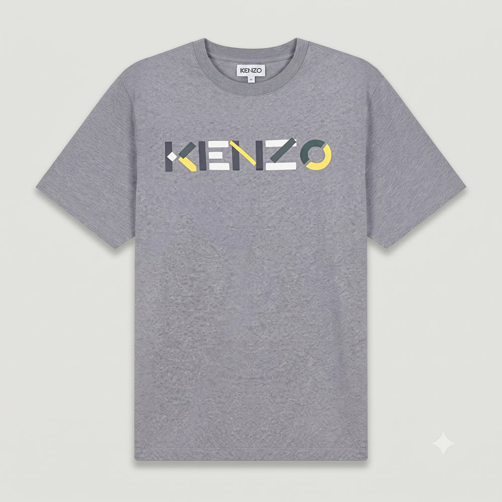 Kenzo Men's Multicolored Logo Oversize T-Shirt