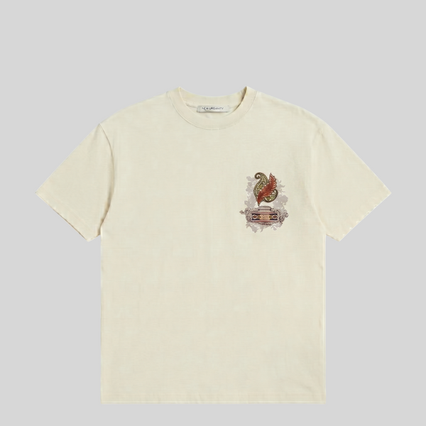 Blanc Kanvas 'Jacobean Paisley' Oversized T-Shirt