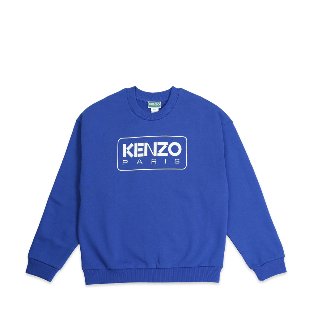 Kenzo Kid's Box Logo Crewneck Sweatshirt