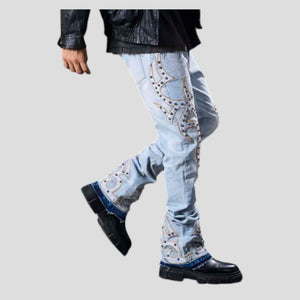 Hidden Treasures 'Tribal' Slim Stacked Fit Denim Jeans