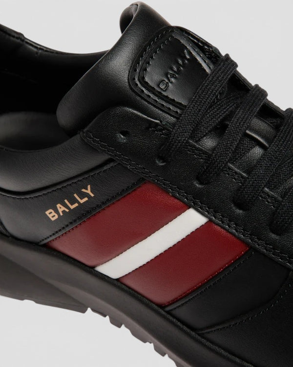 Bally Men's Darsyl Outline Sneakers in Black Leather