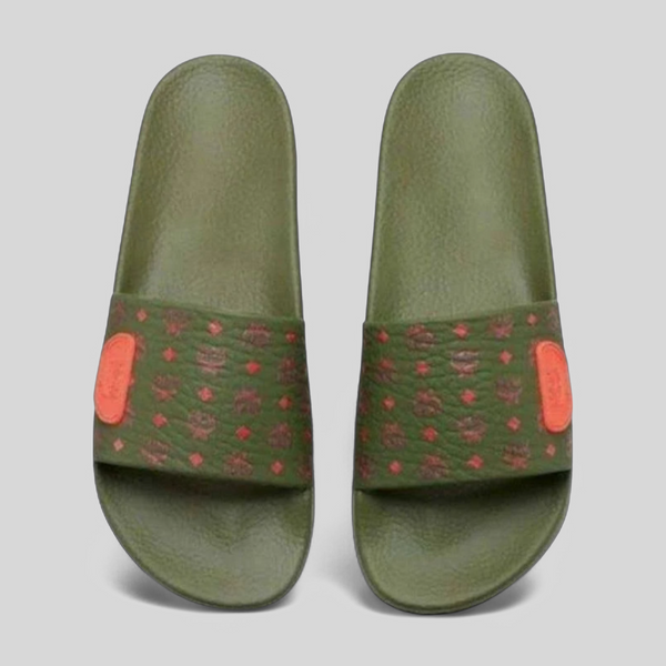 MCM Women's Monogram Slides in Visetos