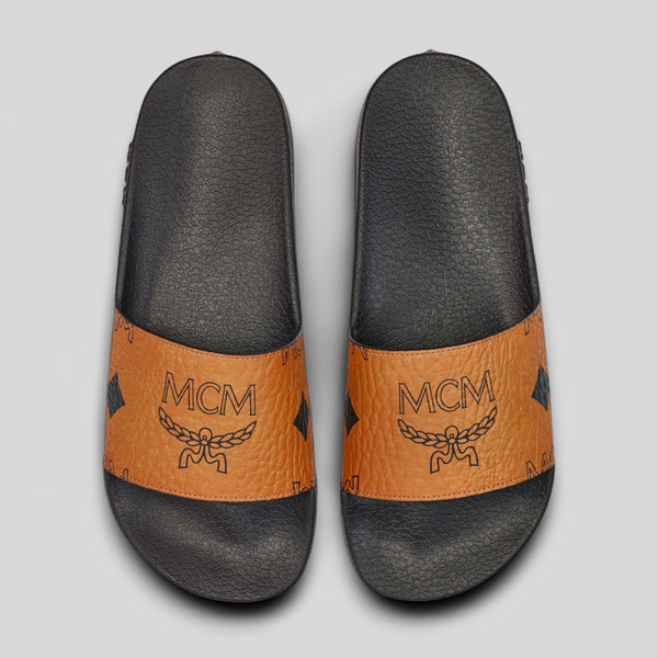 MCM Men's Maxi Visetos Slides