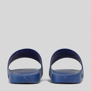 MCM Men's Monogram Print Rubber Slides