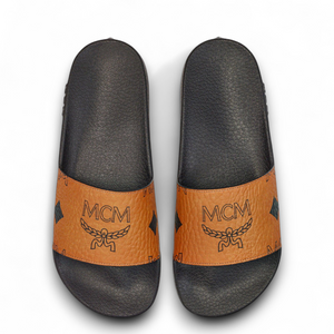 MCM Men's Maxi Visetos Slides