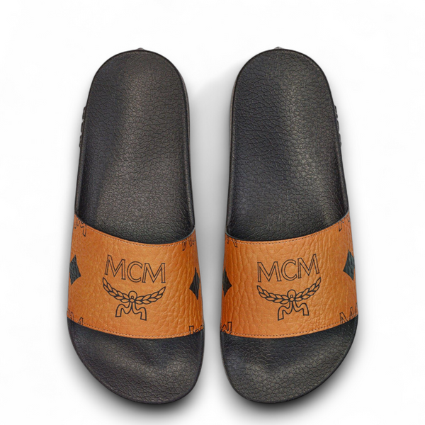 MCM Men's Maxi Visetos Slides