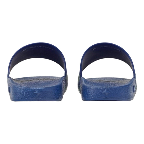 MCM Women's Monogram Print Rubber Slides