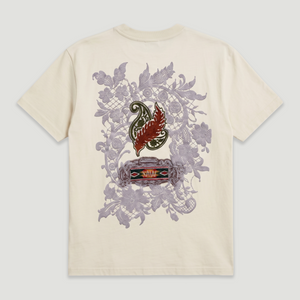 Blanc Kanvas 'Jacobean Paisley' Oversized T-Shirt