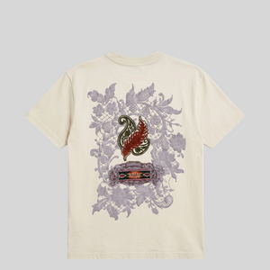 Blanc Kanvas 'Jacobean Paisley' Oversized T-Shirt