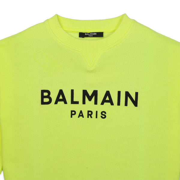 Balmain Kids Logo Crewneck Sweatshirt