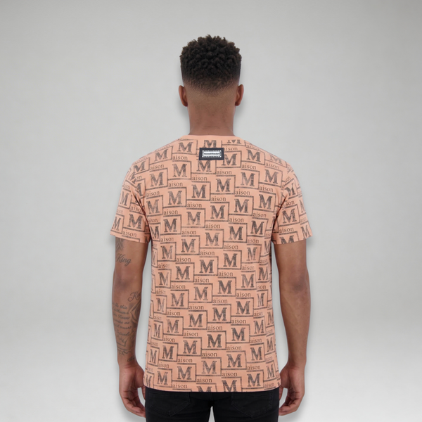 MDB Couture Men's Textured Monogram T-Shirt