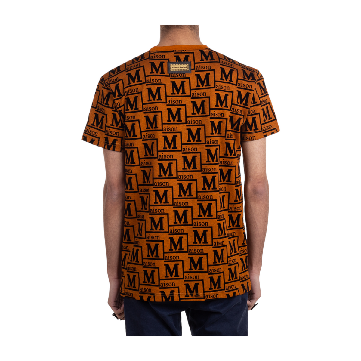 MDB Couture Men's Monogram Woven T-Shirt - Copper