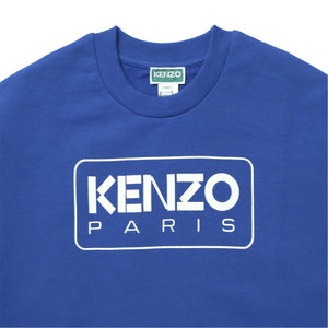 Kenzo Kid's Box Logo Crewneck Sweatshirt