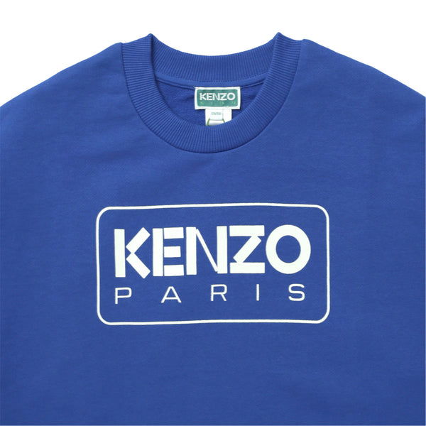 Kenzo Kid's Box Logo Crewneck Sweatshirt