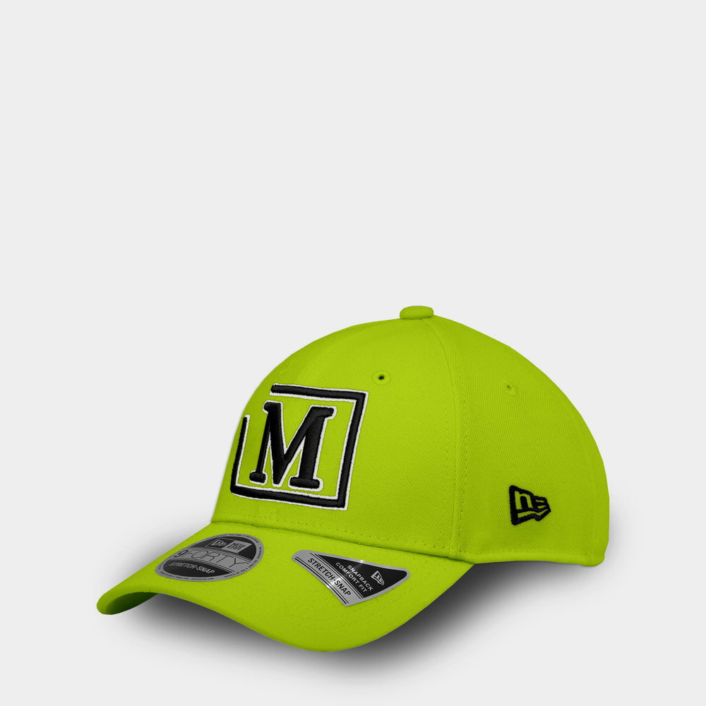 MDB Brand 9FORTY Embroidered "M" Stretch Snapback Baseball Cap
